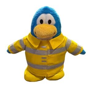 Disney Club Penguin Firefighter Plush Jakks Series 1 Toy No Hat